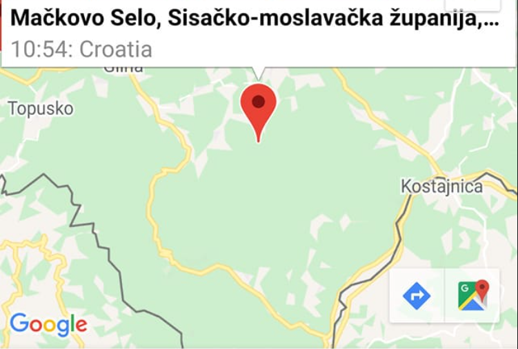 Dosta snažan potres snage 4,6 po Richteru osjetio se na području Banovine i Karlovca