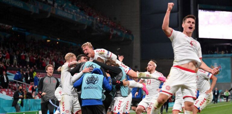 Kakva strašna golčina! Ovo se isplati pogledati i uživati u preciznom topovskom udarcu Danca…