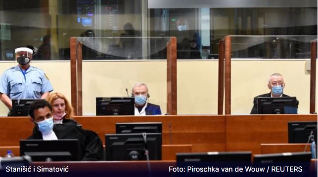 Srpskim optuženicima Jovici Stanišiću i Frenkiju Simatoviću Sud u Den Haagu izrekao po 12 godina zatvora za ratne zločine u Hrvatskoj i BiH!