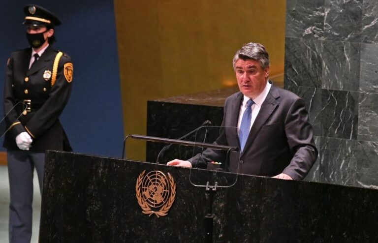 Donosimo cjelovit govor predsjednika Republike Hrvatske Zorana Milanovića na 76. zasjedanju Opće skupštine Ujedinjenih naroda