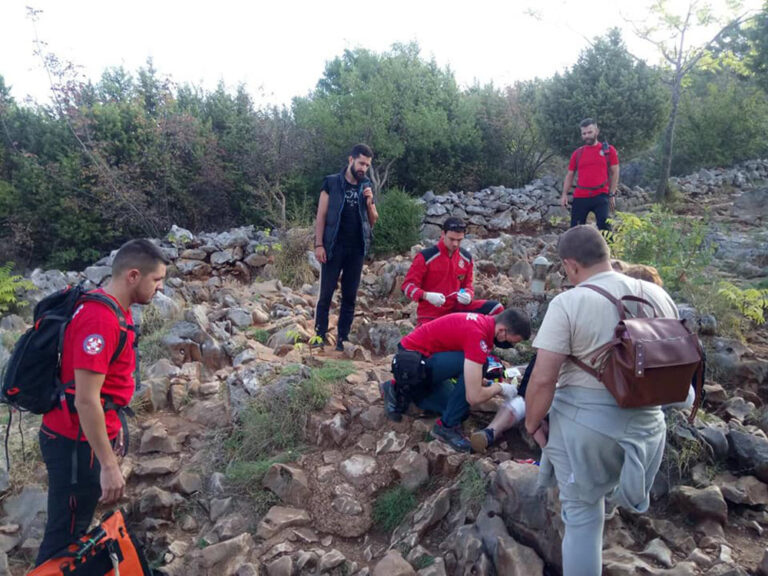 HGSS spasio Hodočasnicu na Brdu Ukazanja u Međugorju