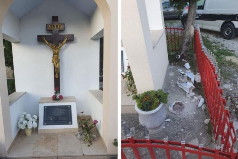 FOTO Oskvrnuta kapelica i uništen kip Majke Božje kraj Bihaća – to je treći incident u malo više od godinu dana