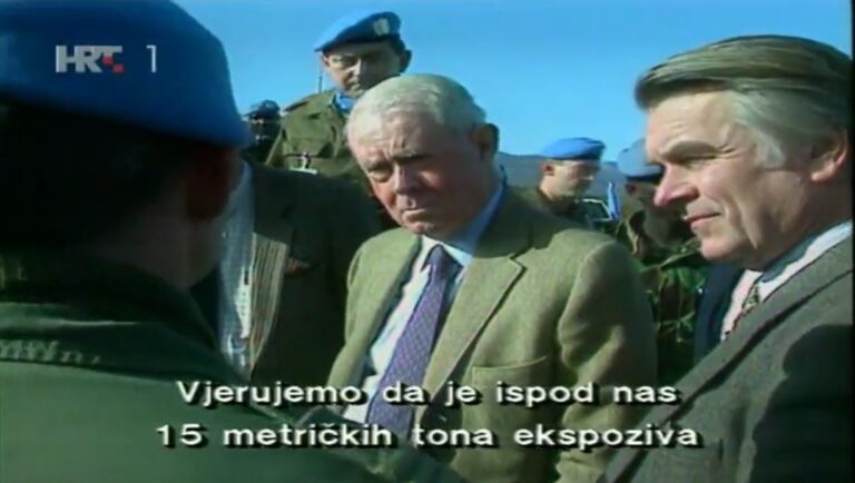 6. studenog 1992. – Minirana brana Peruča-Tisuće ljudi su u opasnosti, priopćila je u izvješću 6. studenoga 1992. UNPROFR-ova ekipa za razminiranje