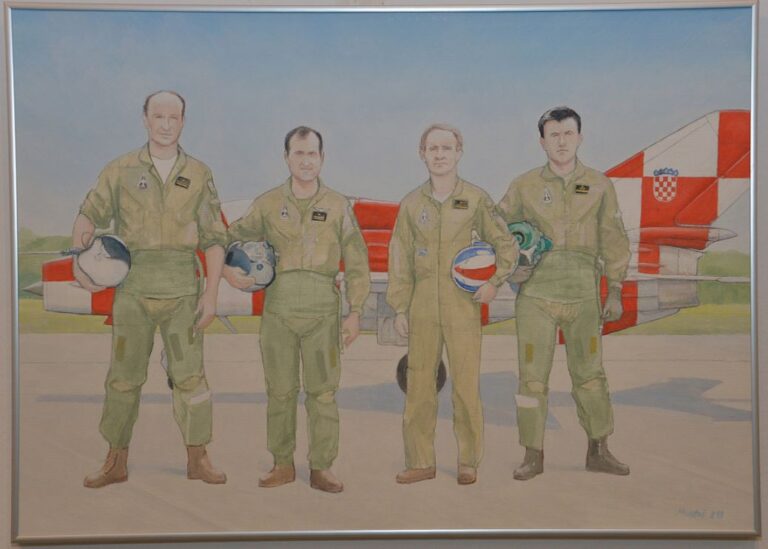 U galeriji “Zvonimir” otvorena izložba “Modro nebo”povodom obilježavanja 30 godina Hrvatskog ratnog zrakoplovstva…