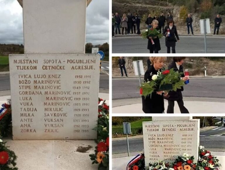 ZLOČIN BEZ KAZNE! Civilnim žrtvama u Šopotu odana počast…Mučki su ubijeni u srpskom pohodu smrti na Zadar…
