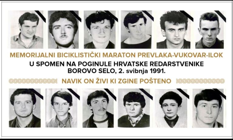 FOTO Memorijalni biciklistički maraton-„Navik on živi ki zgine pošteno“ – Prevlaka – Vukovar-Ilok