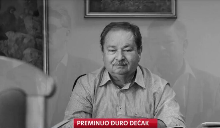 Preminuo umirovljeni general-pukovnik Đuro Dečak