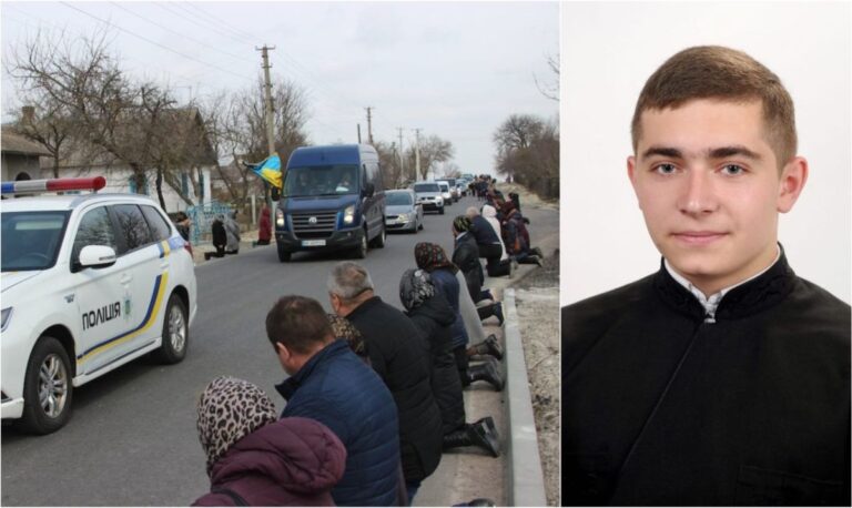 FOTO Narod na koljenima uputio posljednji pozdrav bogoslovu koji je stradao u sukobima s ruskom vojskom, samo dan nakon što bi proslavio 24. rođendan