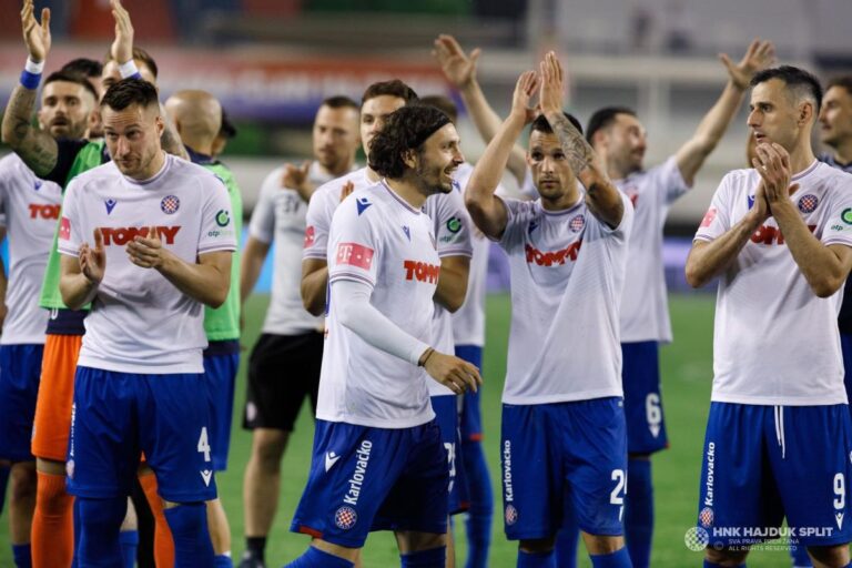 VIDEO Hajduk na Poljudu svladao Istru1961 i ostao u igri za naslov prvaka