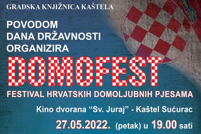 Dan državnosti RH: DOMOFEST – prvi kaštelanski festival domoljubnih pjesama
