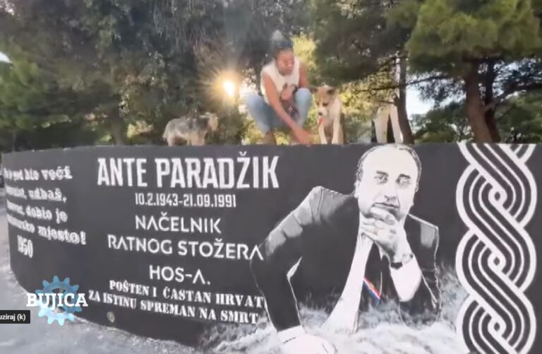 VIDEO! EKSKLUZIVNO U BUJICI – VERONIKA PARADŽIK, KĆI LIKVIDIRANOG VITEZA HOS-a ANTE PARADŽIKA: “Teško je biti živ u zemlji koja ti je ubila oca!”