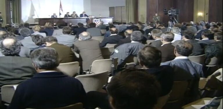 VIDEO-8. listopada 1991. godine – Dan Hrvatskoga sabora. Hrvatska više ne smatra legitimnim i legalnim ni jedno tijelo dotadašnje SFRJ!
