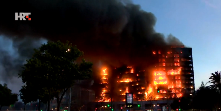 Najmanje desetero poginulih u požaru u stambenoj zgradi u Španjolskoj