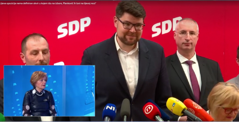 Analitičarka: Lijeva opozicija nema definiran okvir u kojem idu na izbore, Plenković ih lovi na lijevoj nozi