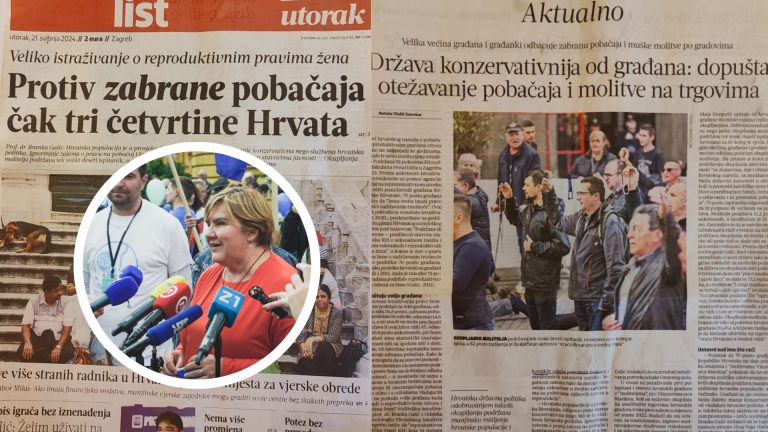 UiO reagirala na tekst Večernjeg lista: Podaci o potpori pobačaju manipulativno prikazani