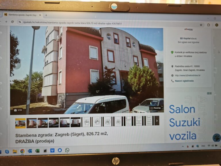 Iako postupak nije završen, B2 Kapital oglasio prodaju Žižićeve kuće – skupa sa stanarima