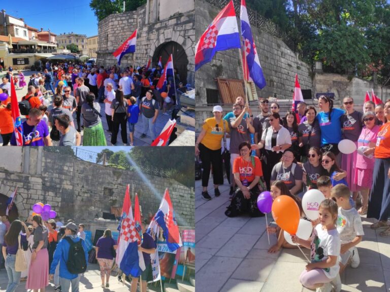 Hod za život u Zadru i Kninu – Majci se ne pomaže tražeći da prekine život svoga djeteta