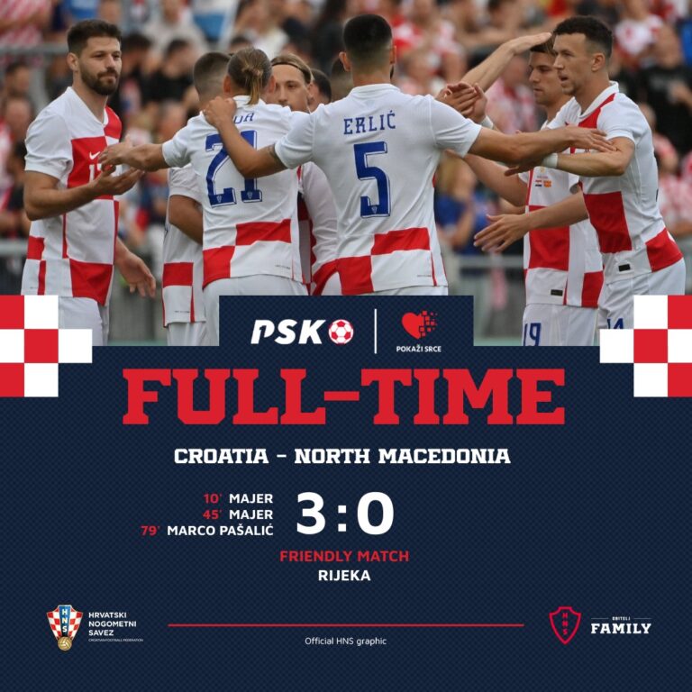 Vatreni sjajno otvorili pripreme za Euro: Sj. Makedonija nemoćna