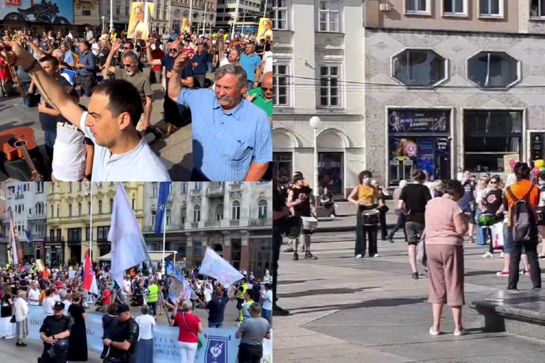 Muška krunica danas diljem zemlje: U Zagrebu prosvjednici bubnjaju
