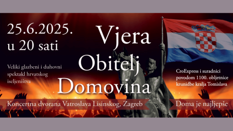 Hrvati izvan Republike Hrvatske, 1100 godina hrvatskoga kraljevstva – proslavimo zajedno u srcu domovine!