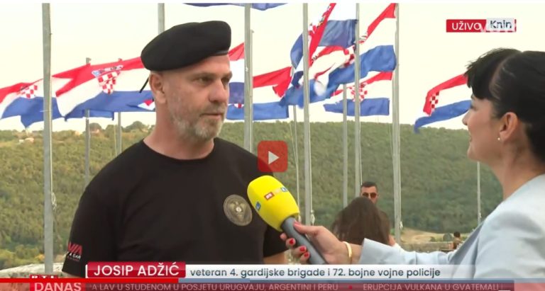 Vitez Generacije slobode podigao barjak na Kninskoj tvrđavi